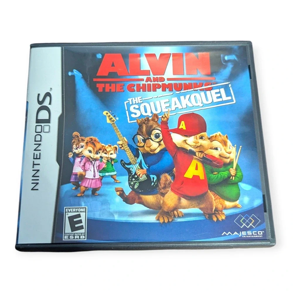 Alvin and the Chipmunks The Squeakquel Nintendo DS‎ Game Complete CIB